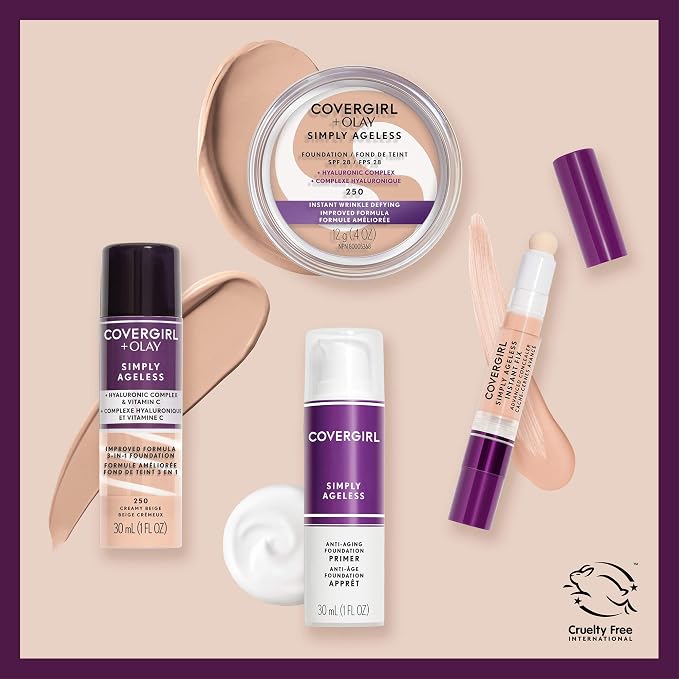 COVERGIRL & Olay Simply Ageless 3-in-1 Liquid Foundation, Matte Finish - Image 12