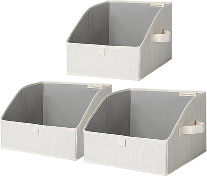 StorageWorks Closet Storage Bins, Trapezoid Organizer Box by StorageWorks