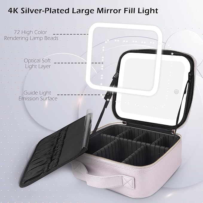 MOMIRA Travel Cosmetic Train Case - Image 5