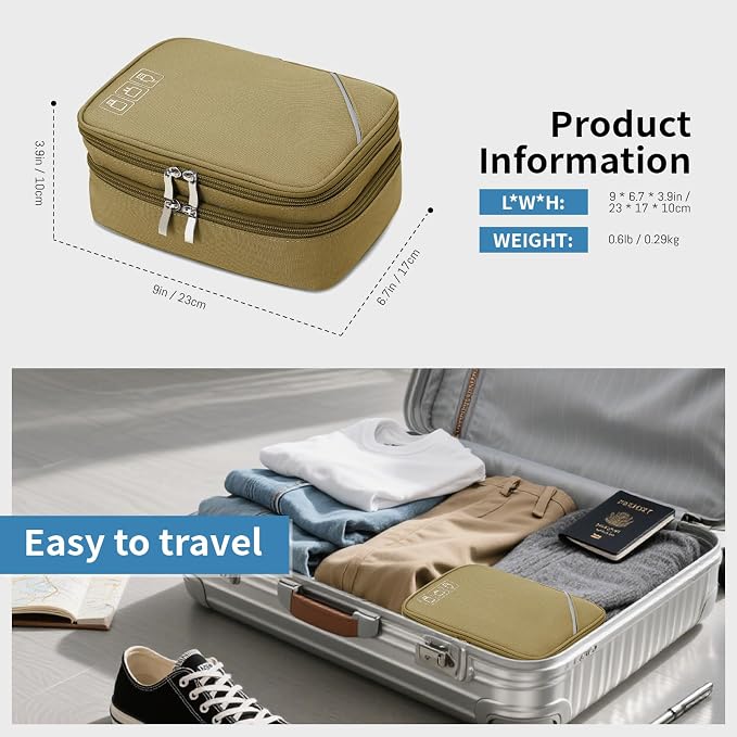 Lanola Electronic Accessories Case, Electronics Travel Organizer, Portable - Image 2