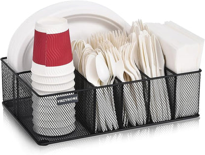 VIKEYHOME Paper Plate Organizer - Image 2