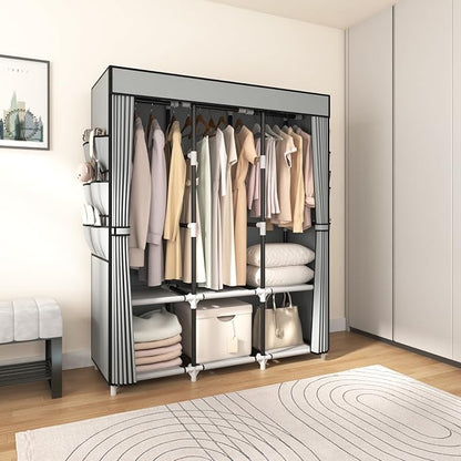 VTRIN Portable Closet Wardrobe for Hanging Clothes Closet - Image 8