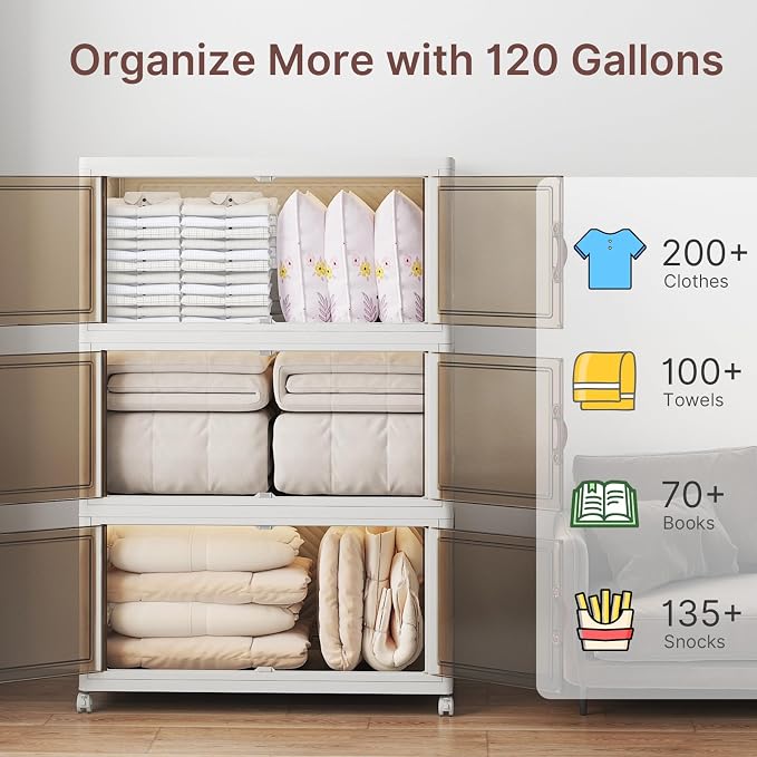 480Qt Stackable Storage Bins - Image 3