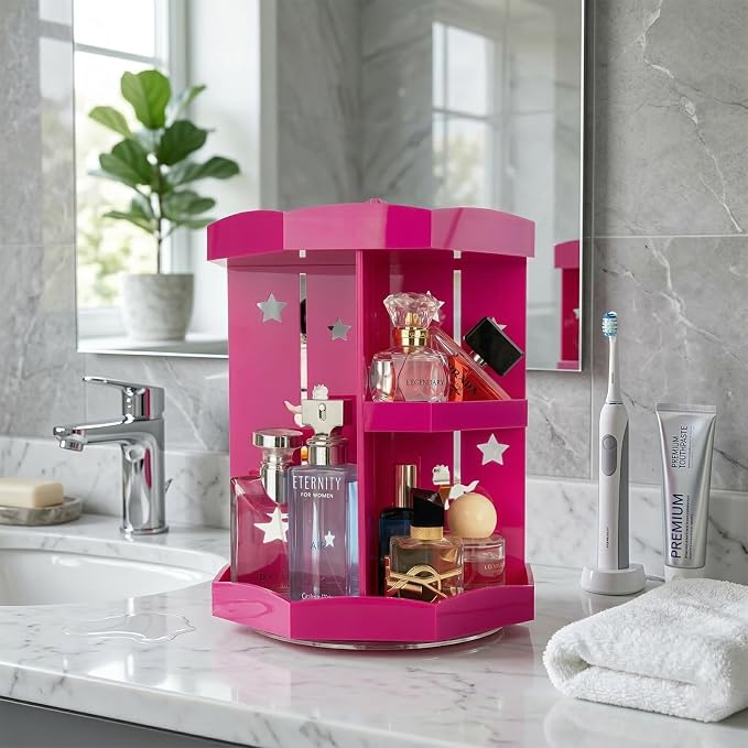 2-Tier Large-Capacity Storage for perfumes, Lipsticks&compacts.Smooth Silent - Image 8