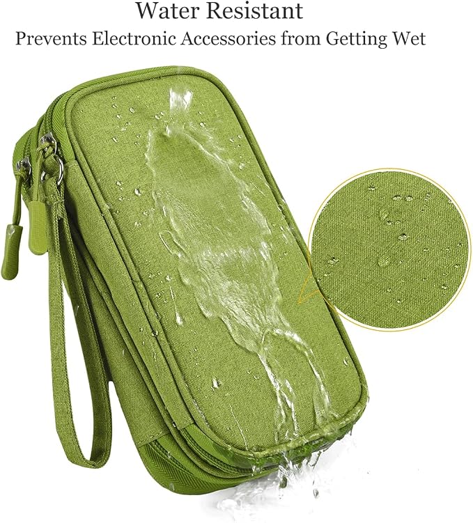 CAAORDKSO Electronic Organizer Travel Cable Accessories Bag, Tech Pouch - Image 2
