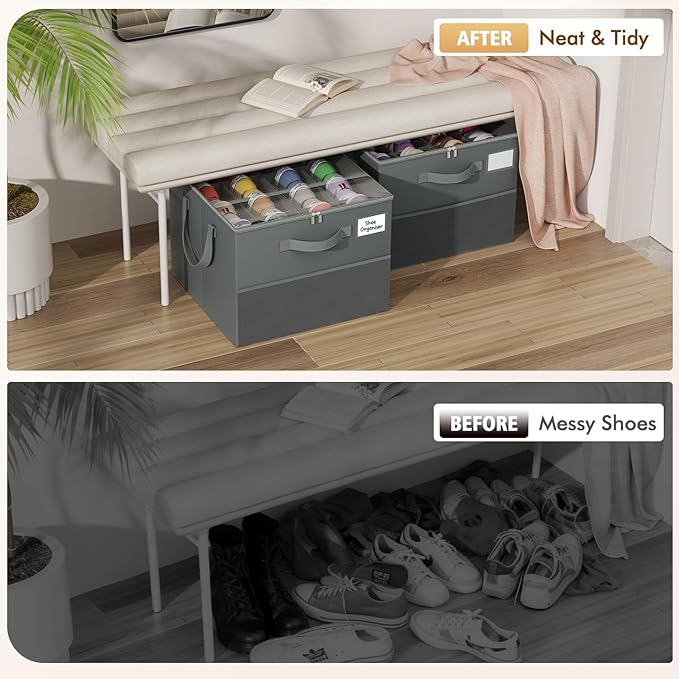 Large Reinforced Shoe Organizer - Image 4