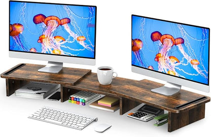 Zimilar Dual Monitor Stand Riser, Monitor Stand by Zimilar