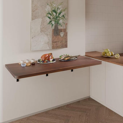 IAE Floating Wall Mounted Folding Table Desk - Image 7
