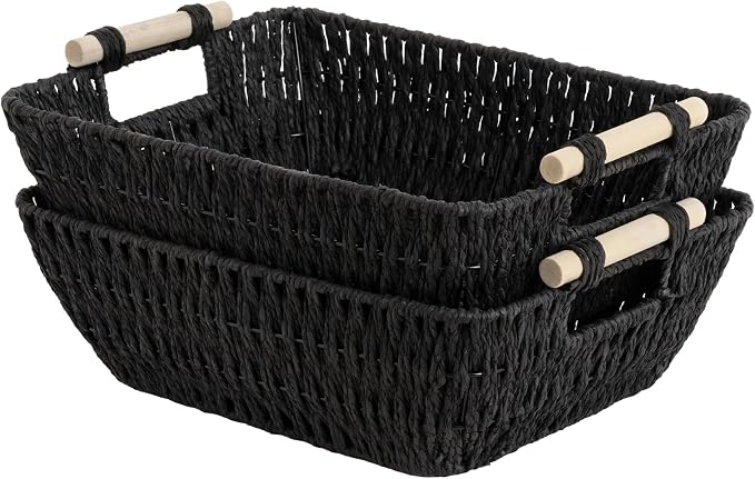 StorageWorks Large Wicker Storage Basket by StorageWorks