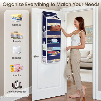 2 Pack Over The Door Organizer, Hanging Storage Organizer - Image 6