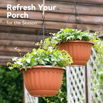 YIKUSH 12 Inch Hanging Planters - Image 3