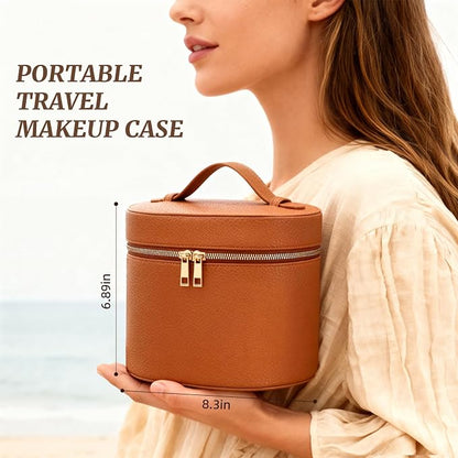 Makeup Case for Women, Travel Make Up Bag Organizer - Image 7