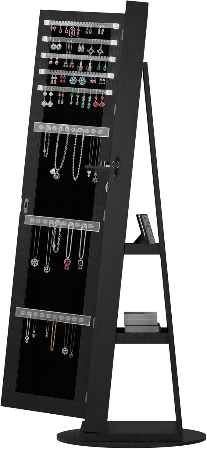 Montary 360° Rotating Jewelry Cabinet - Image 5