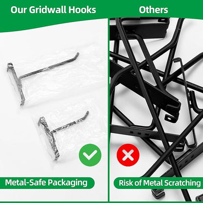 10Inch Gridwall Hooks, Grid Panel Hanging Hooks - Image 5