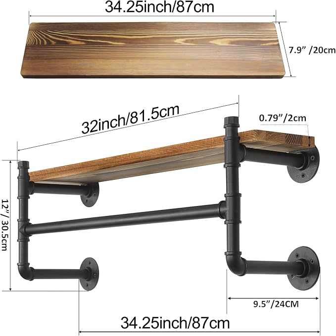 WEBI Wall Mounted Clothes Rack - Image 3