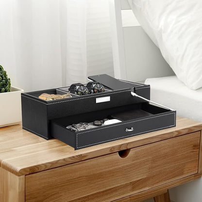 Baoyun Mens Valet Tray, Nightstand Organizers - Image 3