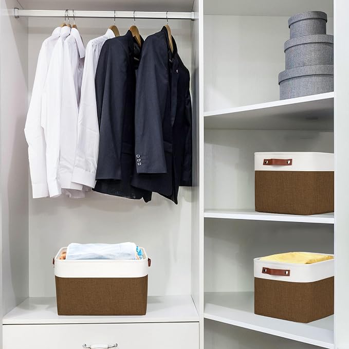 Storage Bins Large Fabric Storage Baskets - Image 2
