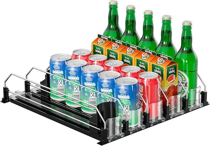 Drink Organizer for Fridge, Upgrade Soda Can Dispenser for Refrigerator by KuukikvDirect