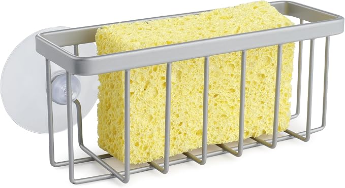 Sponge Holder for Kitchen Sink Suction, Stainless Steel Sponge Holder for by Kaishun