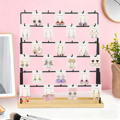 Earring Display for Vendors, 6 Tiers Earring Rack Display Holder Stand - Image 5