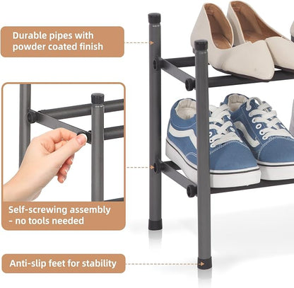 STORAGE MANIAC Expandable Shoe Rack - Image 5