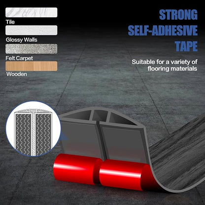 Floor Cord Cover Self Adhesive Cord Hider, 10FT Cable Management, Extension - Image 4