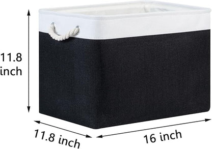 Bidtakay Black Storage Bins Storage Baskets - Image 7