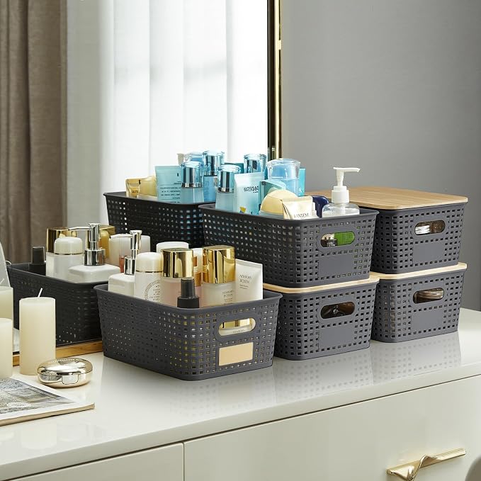 Bagnizer Small Plastic Storage Bins - Image 6