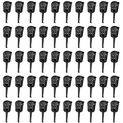 50PCS Covered Portable Fertilizer Basket 5x2cm Aquarium Aquatic Plant Plastic by ZZHXSM