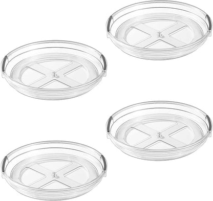 LAMU 4 Pack 9.25in Lazy Susan Organizer, Refrigerator, Table Top, Pantry - Image 7