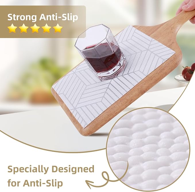 Shelf Liners for Kitchen Cabinets 17in x 20FT, Non Adhesive Cabinet Liner - Image 2