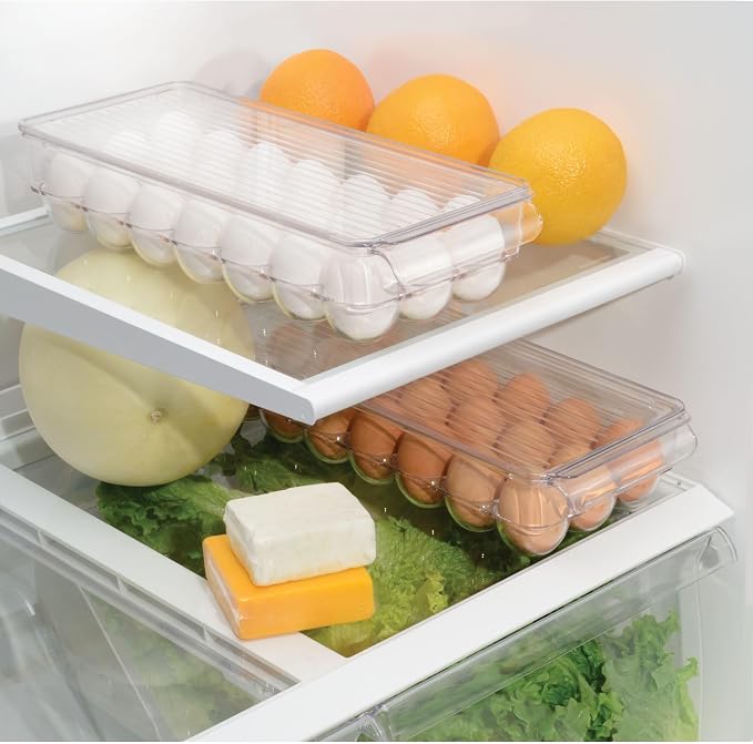 iDesign Clear Plastic Egg Holder - Image 5