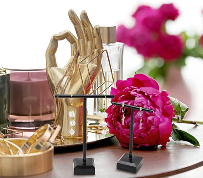 Acrylic Earrings Display Holder T-bar Earrings Stand Holder Tree Stand - Image 6