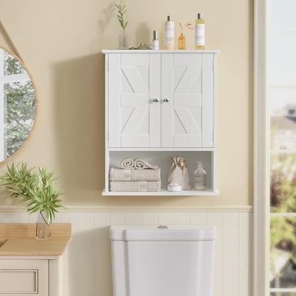 Bathroom Wall Cabinet, Over The Toilet Space Saver Storage - Image 2