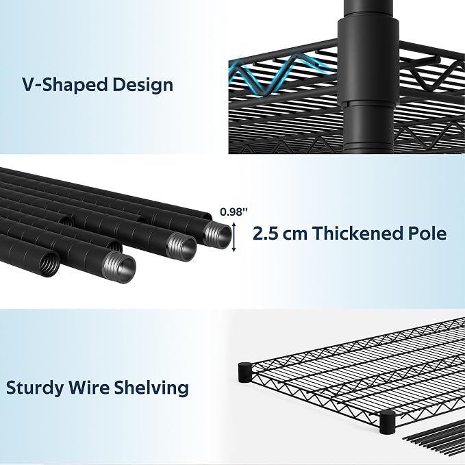 Whitmor 4 Tier Storage Shelves - Image 5