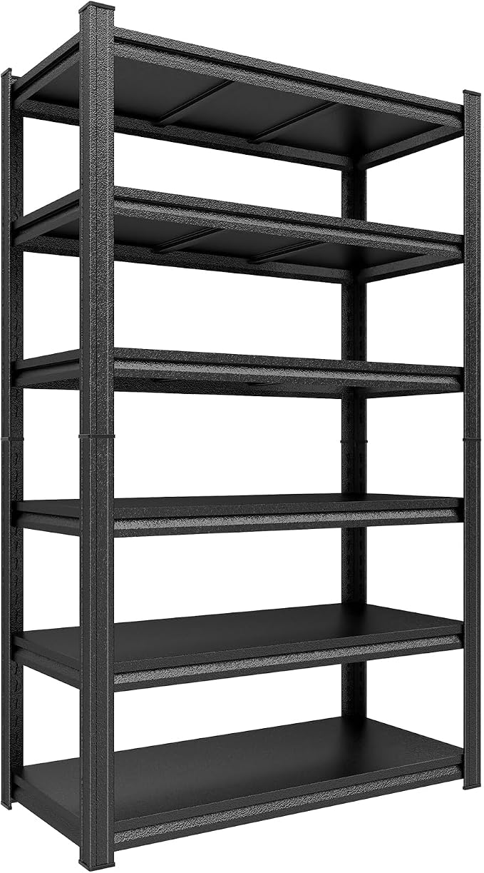 Garage Storage Shelves, 5 Tier Shelving Unit, 40 inch Wide, 18” Deep, 78” Tall by BEESTMUEBLE