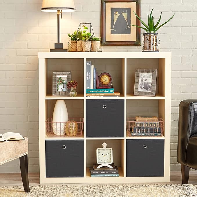 Fabric Cubes Storage Containers, 11 Inch Cloth Storage Cube Foldable Storage - Image 4