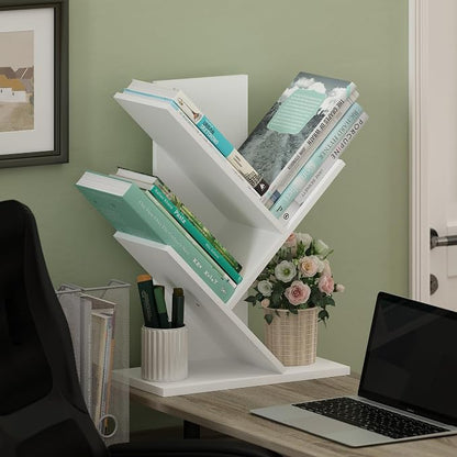 Furinno Tree Book Shelf, 3-Tier Bookshelf, Tree Bookcase - Image 2