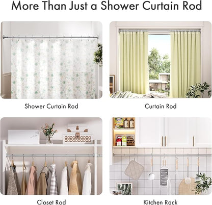 AmazerBath Spring Tension Shower Curtain Rod, 31-75 Inches Heavy Duty Tension - Image 7