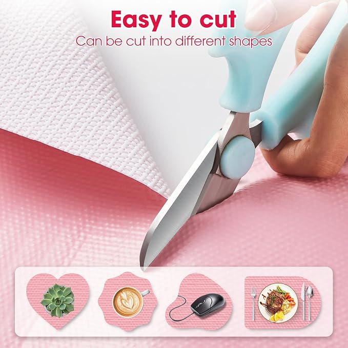 Drawer and Shelf Liner, Non-Slip Kitchen Cabinet Liners Non-Adhesive Thick - Image 4