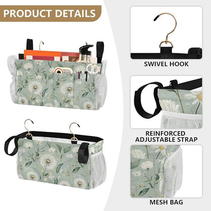 Sage Green Dandelion Bedside Caddy - Image 5