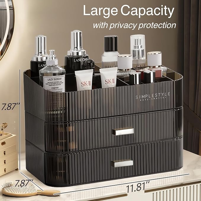 Makeup Organizer for Vanity, Large Desk Organizer - Image 5