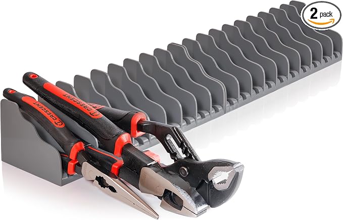 Plier and Wrench Organizer Rack by ProToolFinder