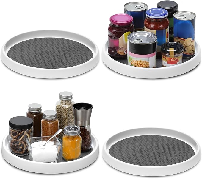 2 Pack, 12-Inch Non-Skid Lazy Susan Organizers - Image 8