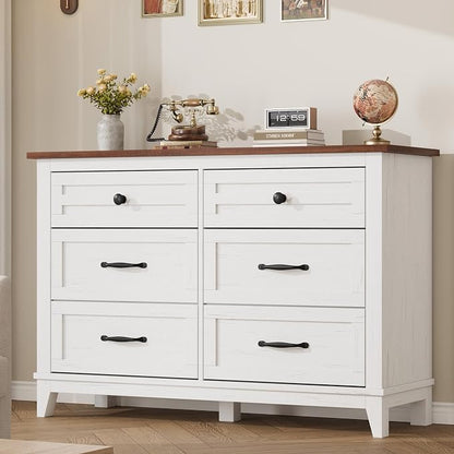 GarveeHome 6 Dresser for Bedroom, 47 in Wide Drawer Dresser by GarveeHome