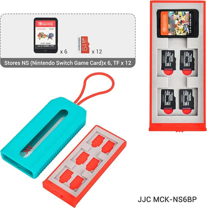 Switch Game Card Case for 6 Nintendo Games and 12 Micro SD Cards, Switch Card - Image 2