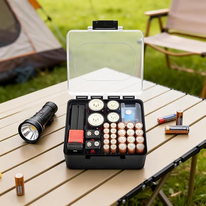 Battery Storage Organizer Box, Holder Container Bag - Image 7