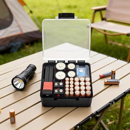 Battery Storage Organizer Box, Holder Container Bag - Image 7