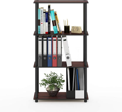 Furinno Turn-N-Tube 4-Tier Multipurpose Shelf Display Rack, Round Tubes - Image 5