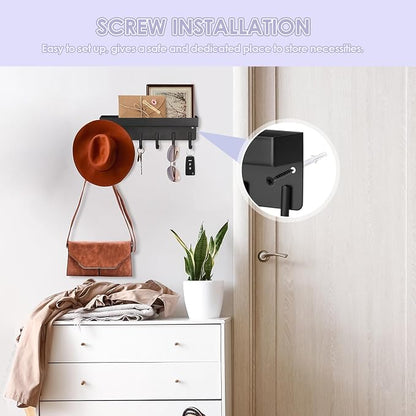 VIS'V Key Holder Wall Mount, Adhesive Key Rack - Image 3